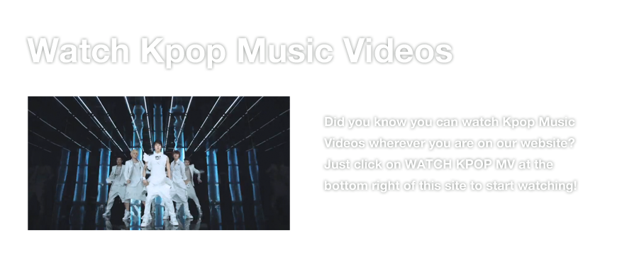 Watch Kpop Music Videos
