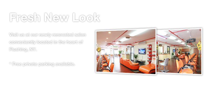 Visit our newly renovated salon